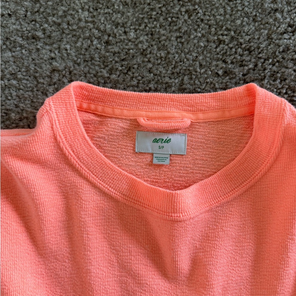 Small crew neck sweater
